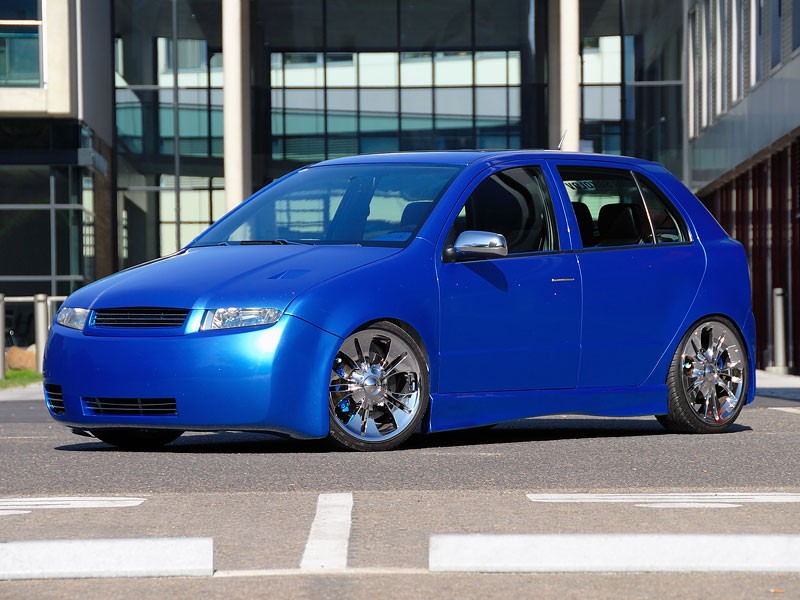 Garaż tunera: Škoda Fabia 1,8 Turbo – smerfny hatchback