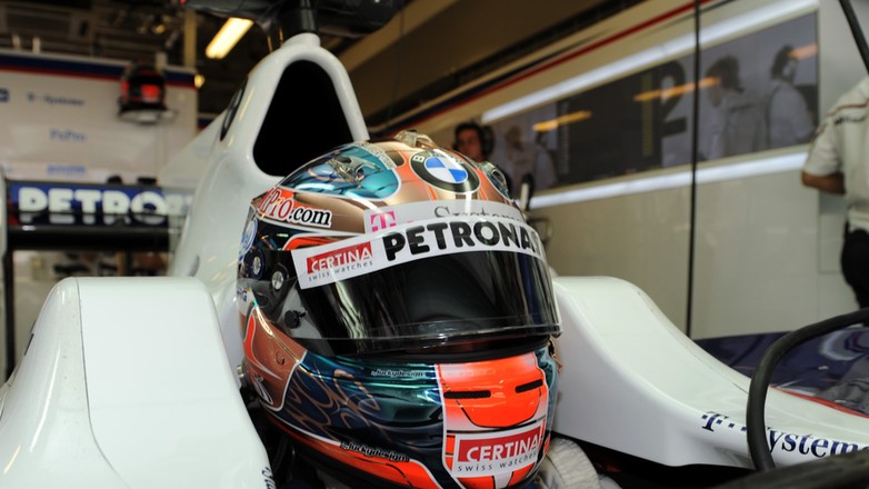 Robert Kubica ścigał się gokartem!