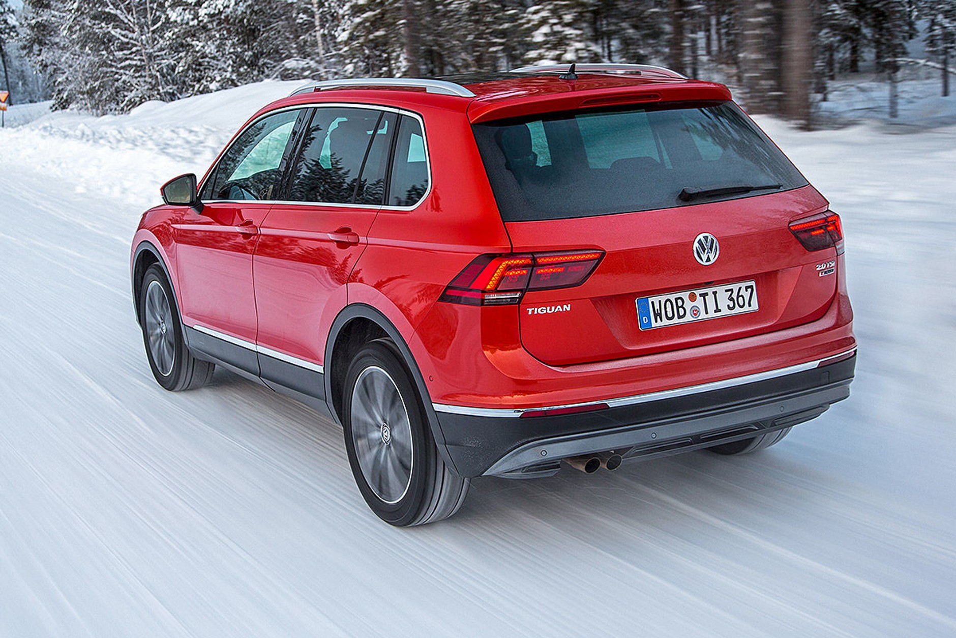 Nowy Volkswagen Tiguan - stabilny nawet na lodzie