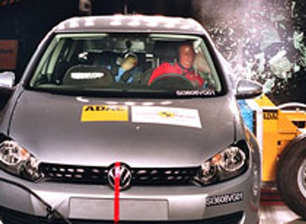 Euro NCAP 2009: VW Golf - 5-gwiazdkowy również według nowej metodyki