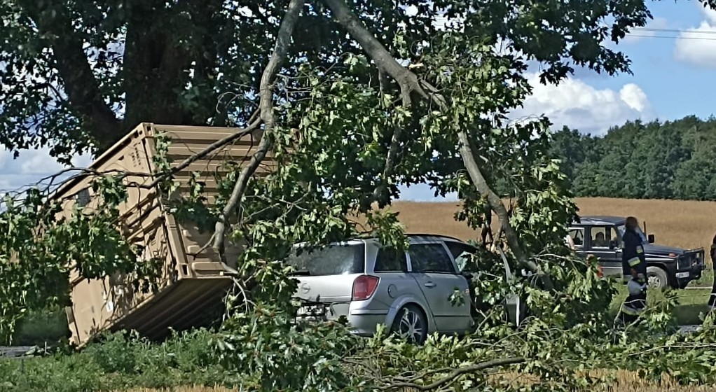 Akcja ratunkowa straży pożarnej