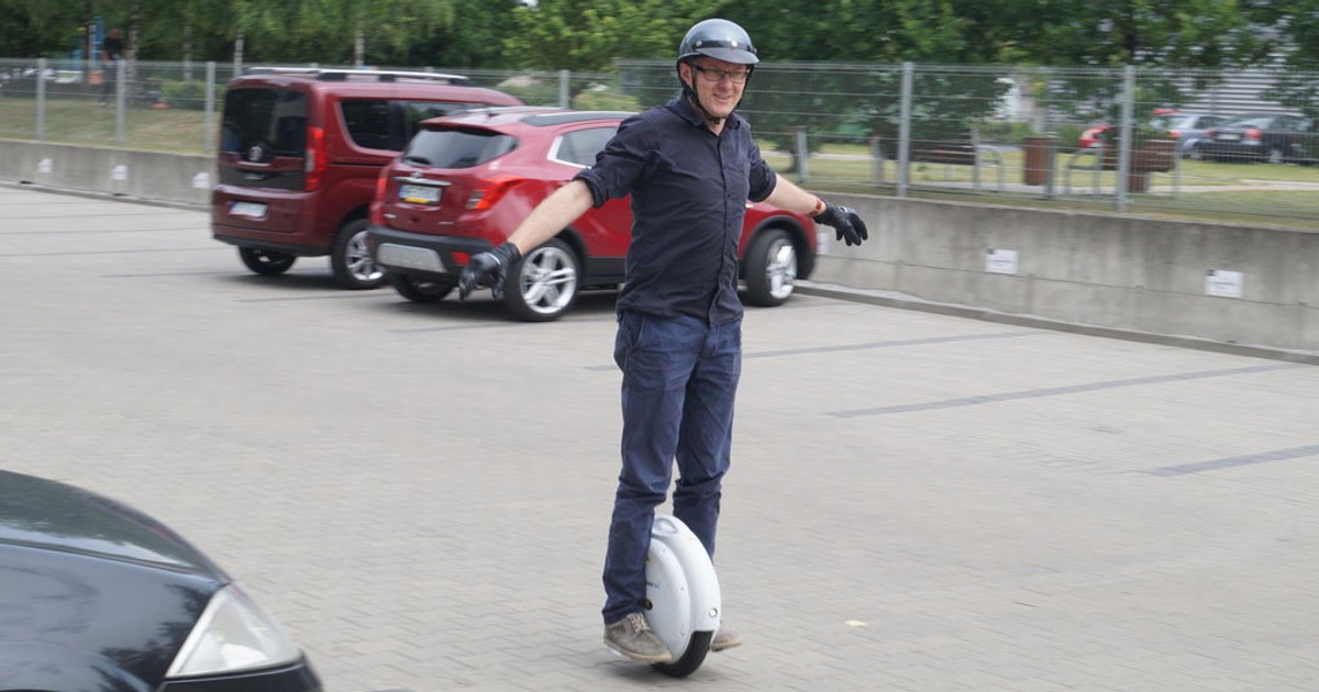 Koło fortuny - test monocykla bWheel U8