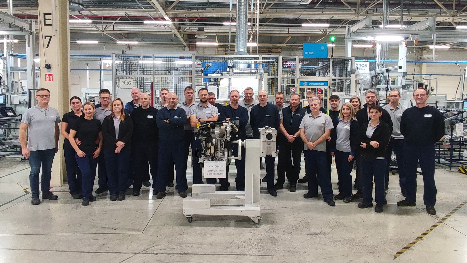 Dwa miliony silników z zakładu Stellantis w Tychach