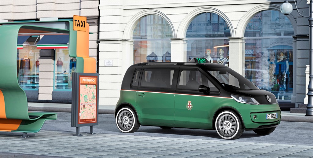 Hanower 2010: Volkswagen prezentuje elektryczną taksówkę w stylu retro