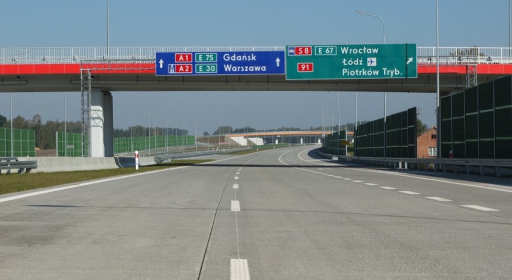 A1 - węzeł Łódź Południe