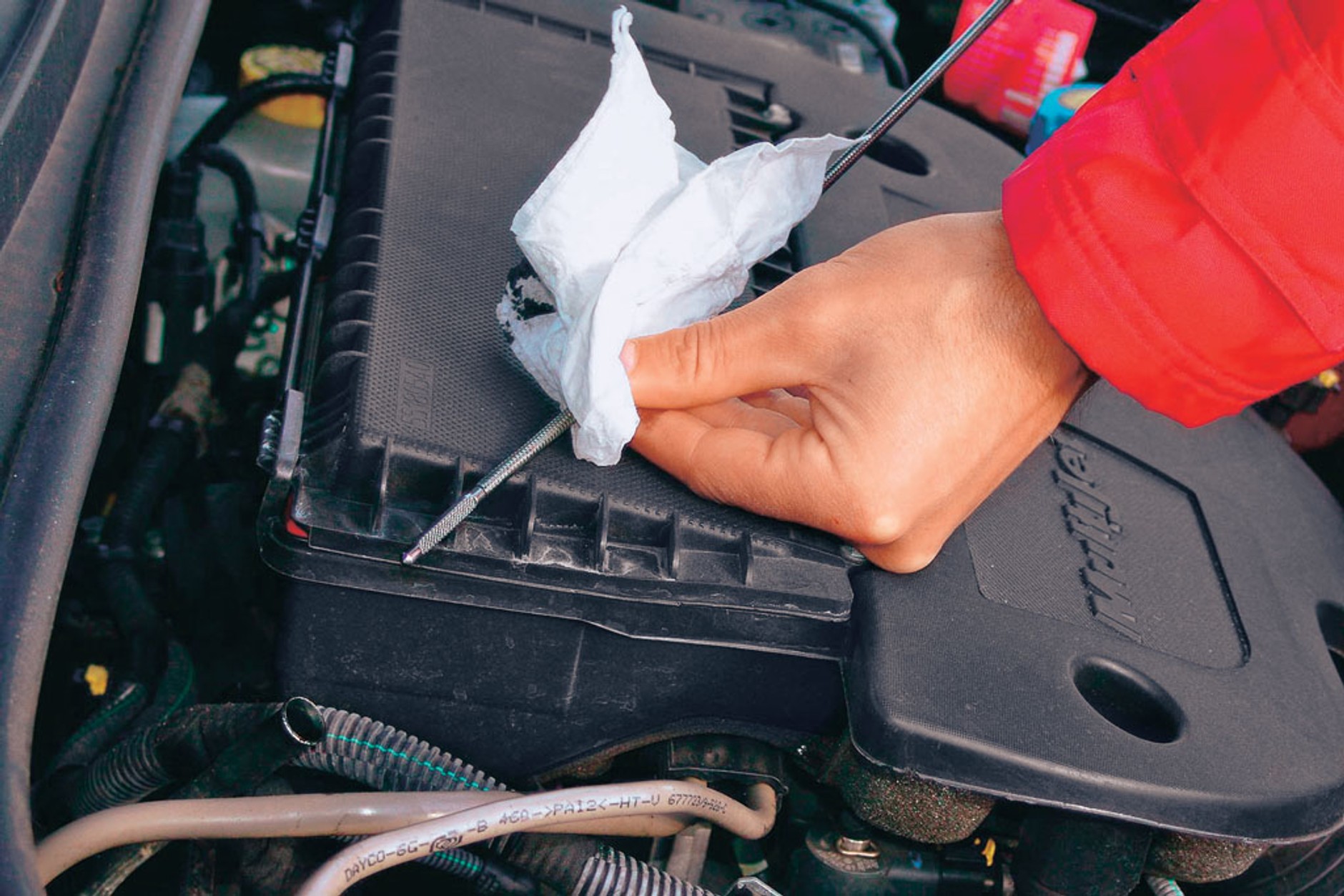 Zbyt mało oleju w silniku