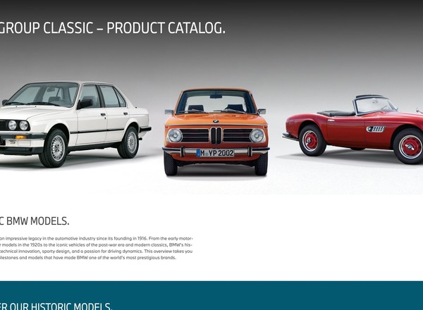 Katalog historycznych modeli BMW już w sieci. Każdy może z niego skorzystać
