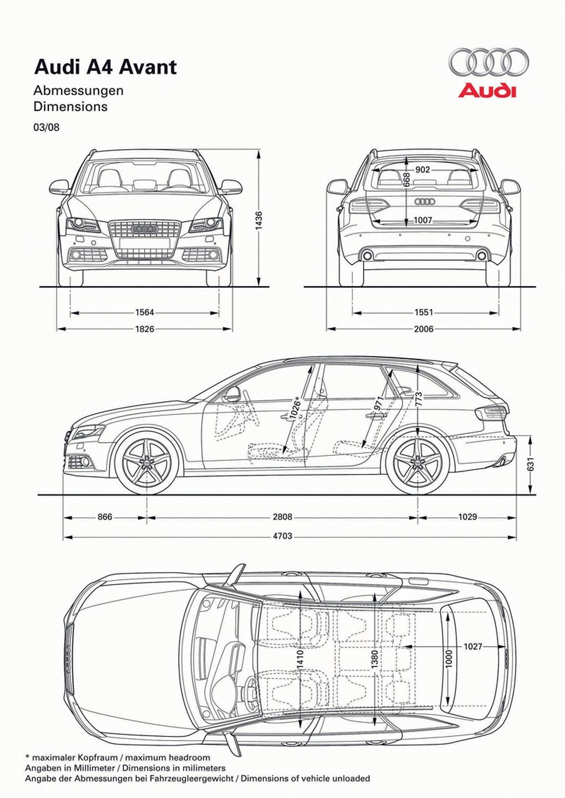 Genewa 2008: Audi A4 Avant – elegancja w parze z przestronnością (nowe zdjęcia)