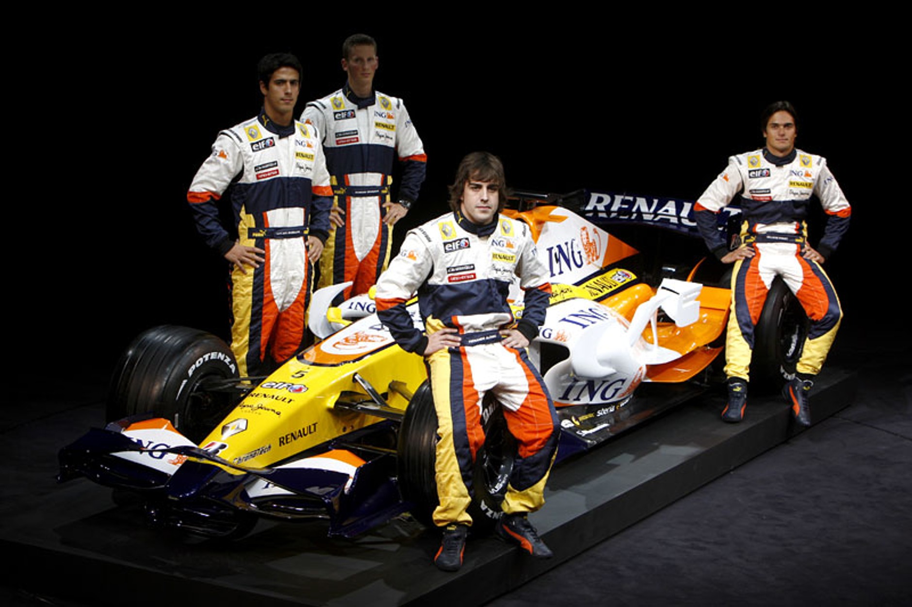 ING Renault F1 Team 2008 - kierowcy, historia