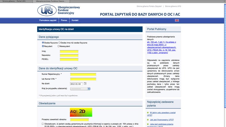 Wyższe kary za brak OC