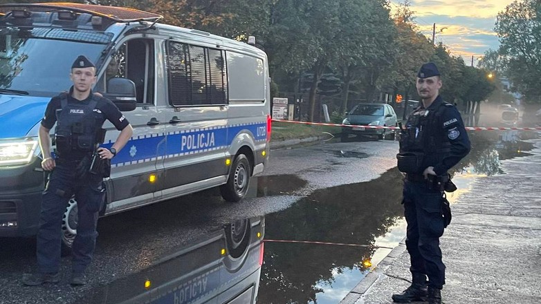 Nad Gnieznem przeszła nawałnica z gradobiciem, która spowodowała podtopienia wielu ulic