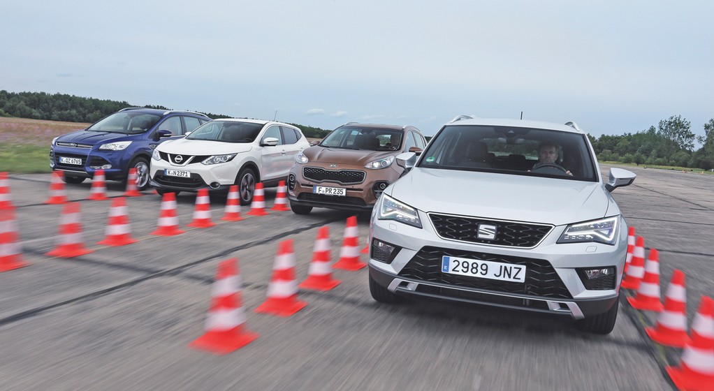 Hiszpański saper: Seat Ateca kontra Kia Sportage, Nissan Qashqai i Ford Kuga