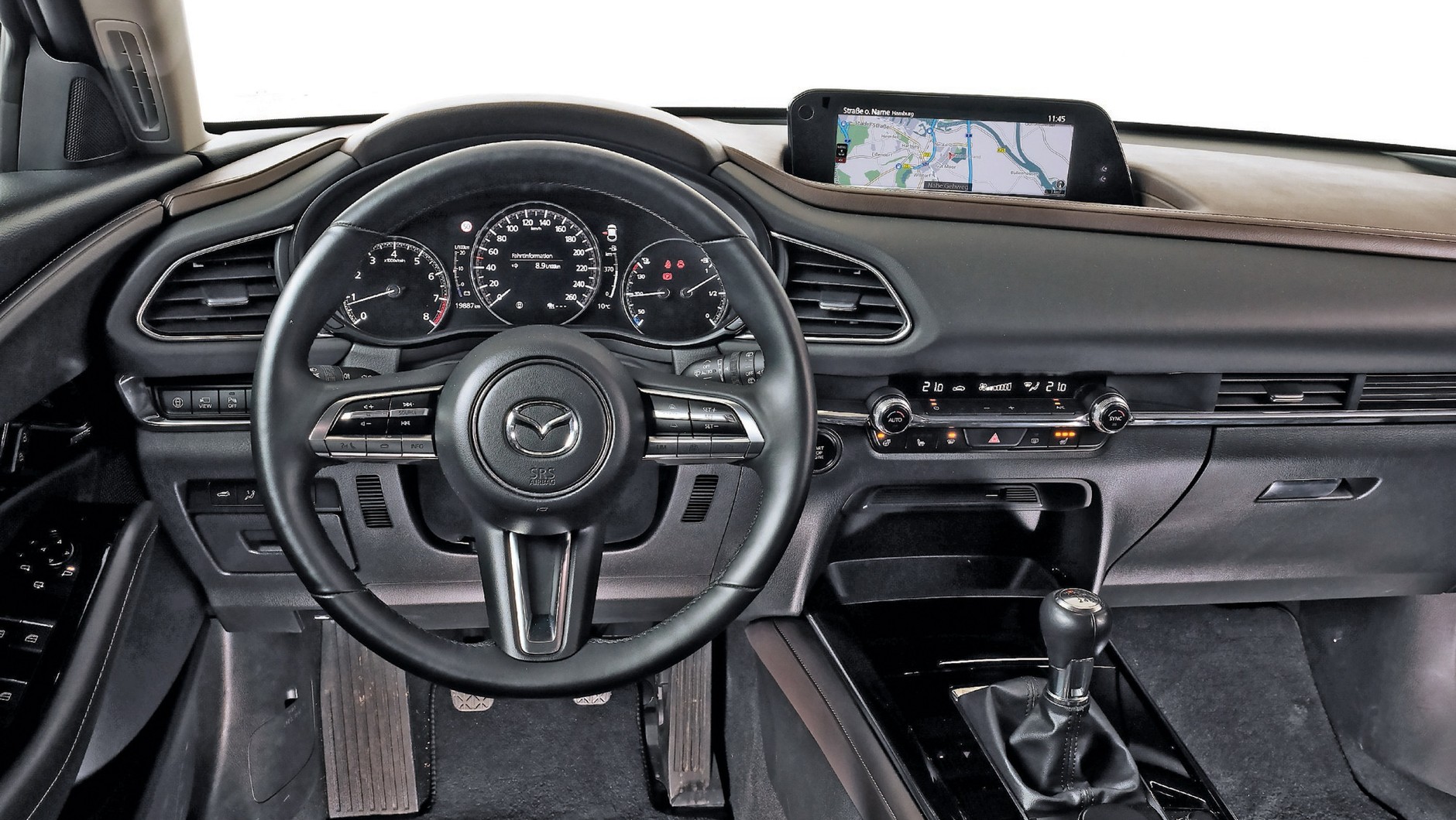 Mazda CX-30 2.0 Skyactiv-X - kokpit