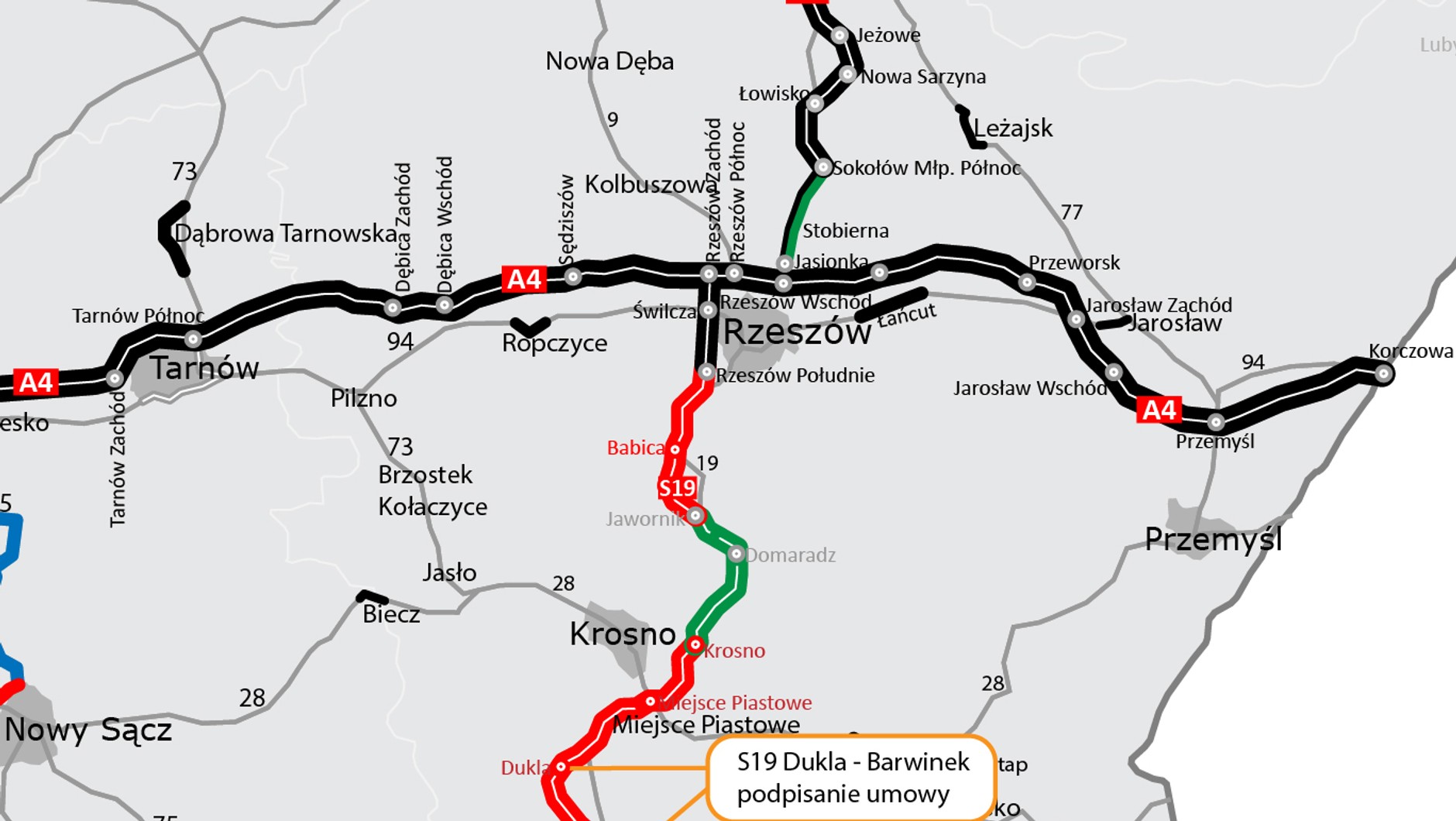 Na ten fragment drogi S19 właśnie została podpisana umowa