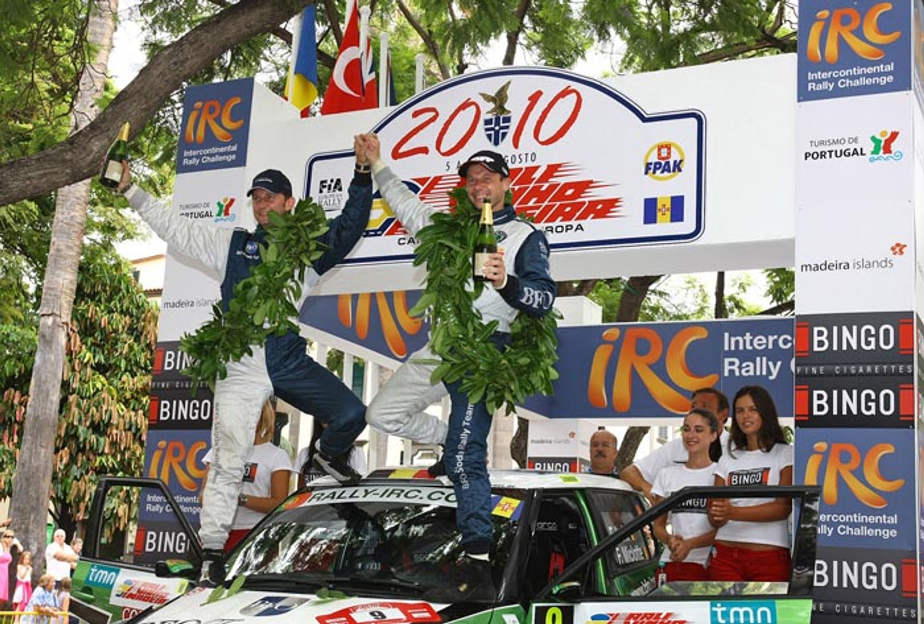 IRC Rally Madera 2010: Škoda zdemolowała konkurentów (galeria Rallyworld©Willy Weyens)