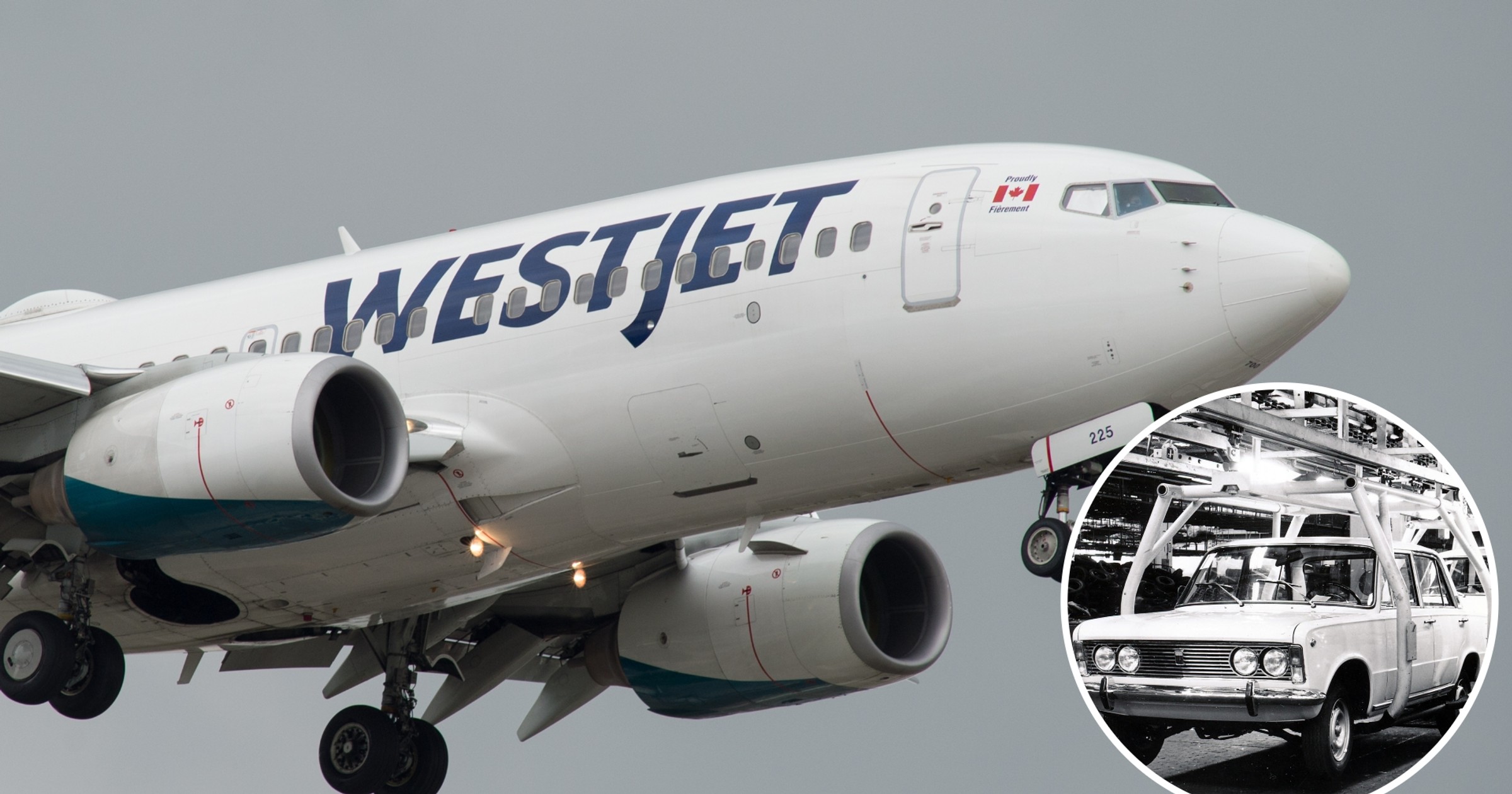Co łączy te dwa zdjęcia? Boeing 737, jeden z najpopularniejszych samolotów pasażerskich świata, jest produkowany od 1967 roku. W tym samym roku w FSO na Żeraniu zaczęła się produkcja Fiata 125p. Tysiące Boeingów 737 nadal jest używanych przez linie lotnicze na całym świece. 