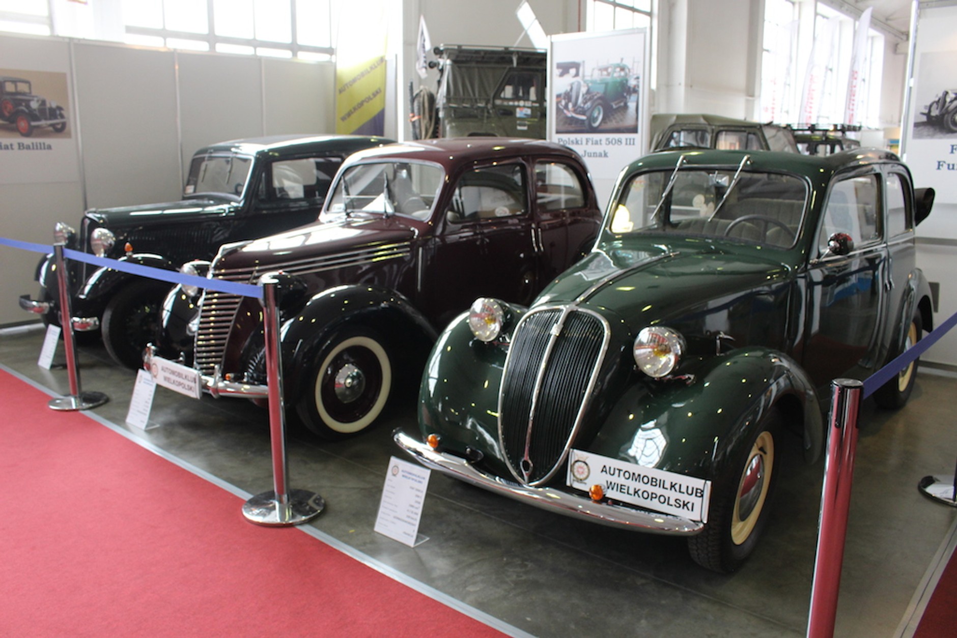 Zabytkowe Fiaty – wystawa w Poznaniu