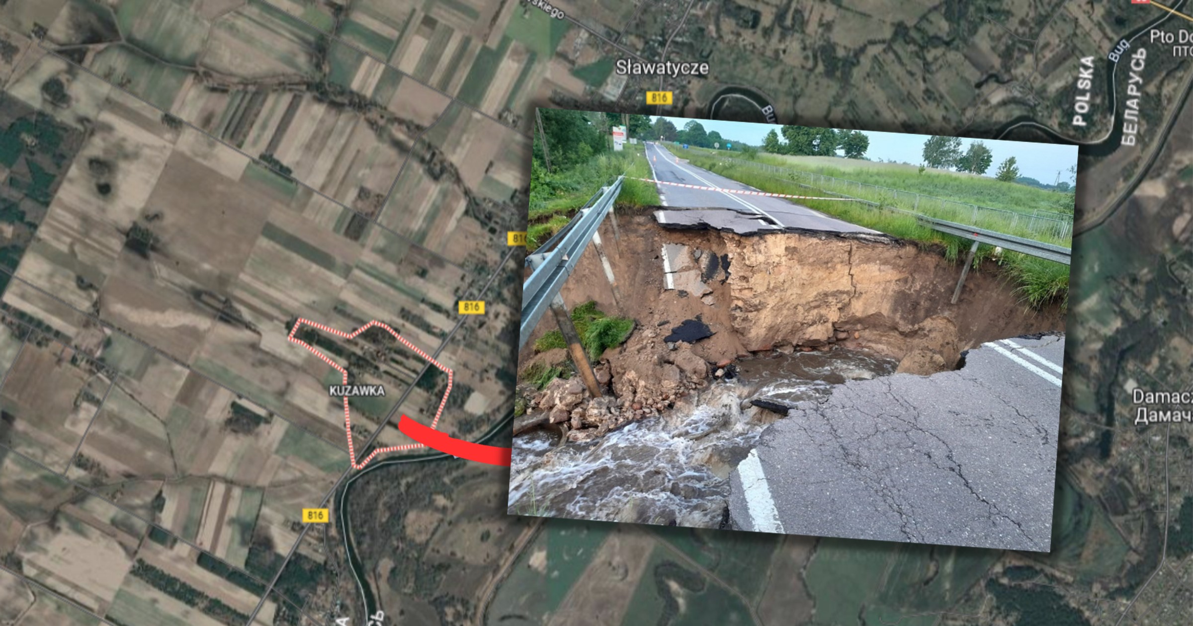 Kuriozalna sytuacja w woj. lubelskim (fot. screen z biala-podlaska.policja.gov.pl)