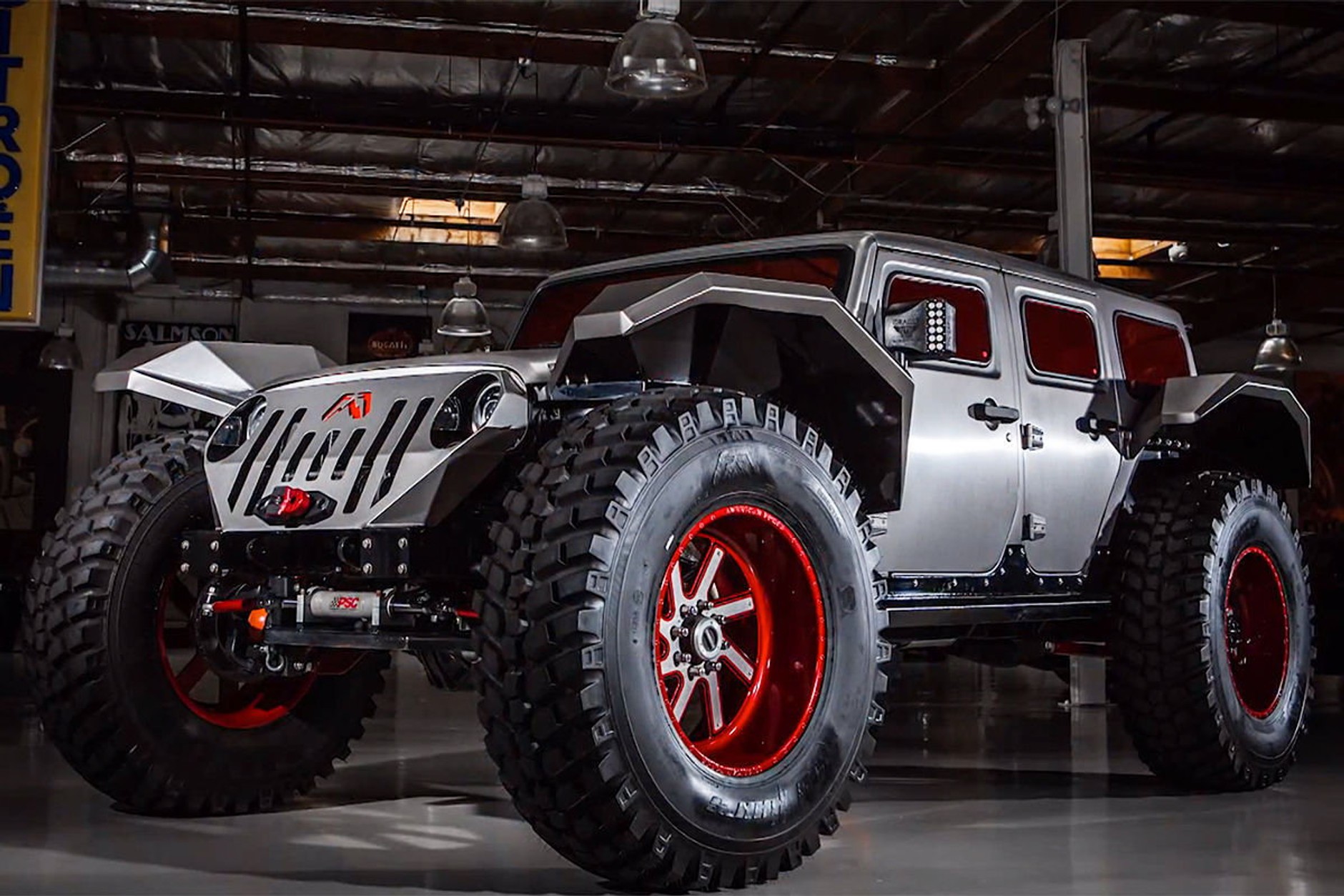 Jeep Wrangler z Fab Four