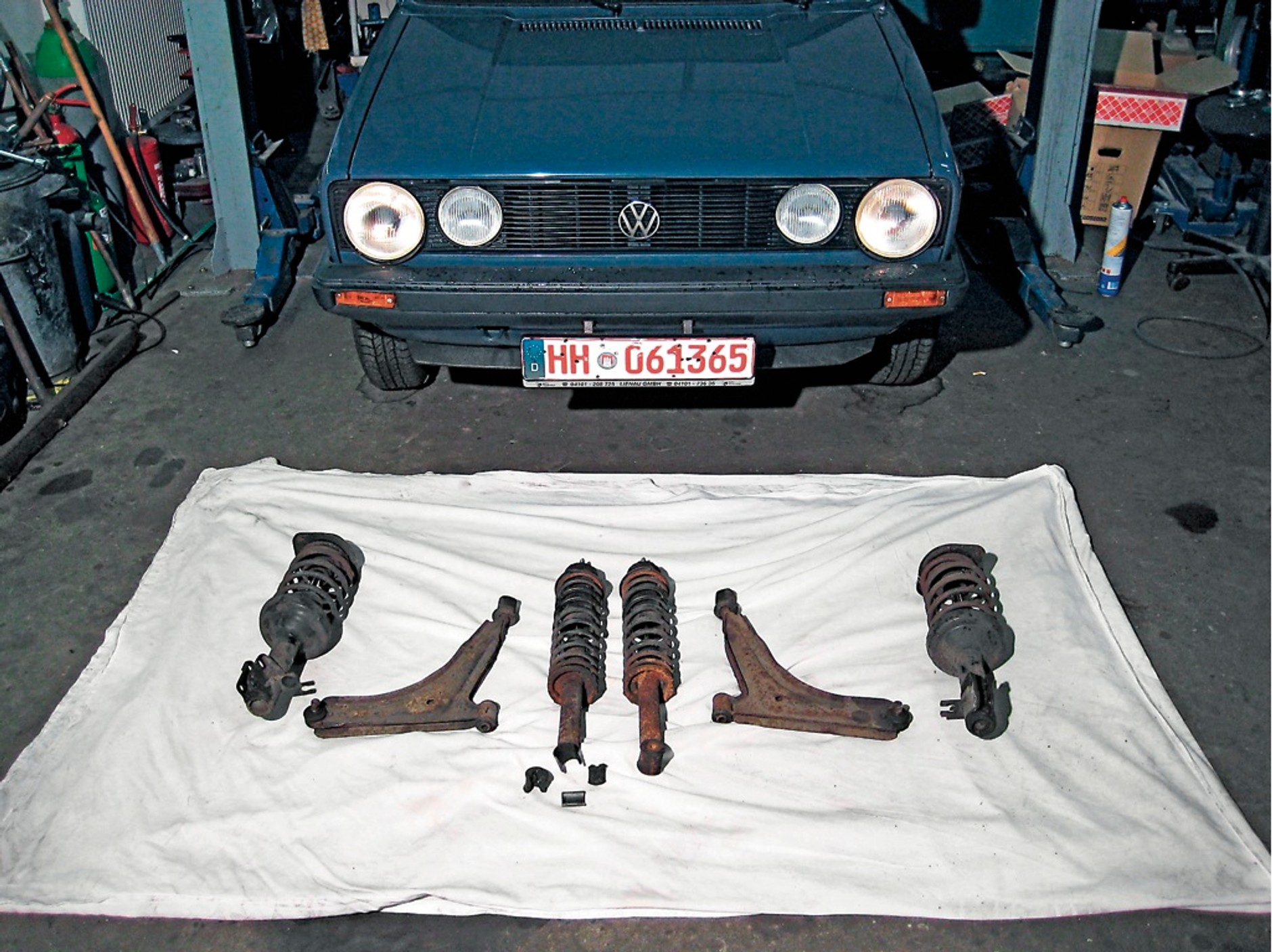 Stare części do jazdy się nie nadają