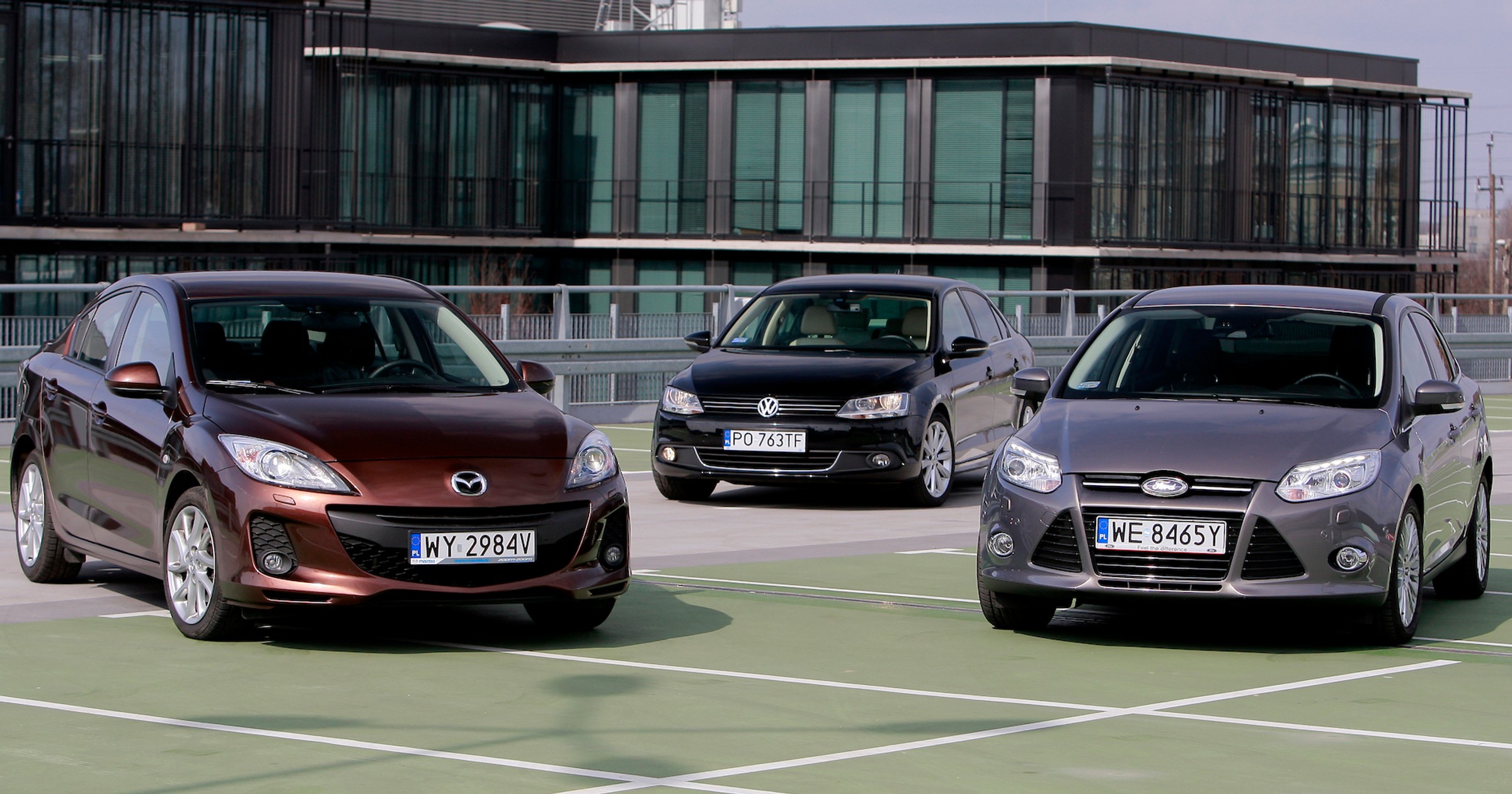 Ford Focus, Mazda 3, VW Jetta