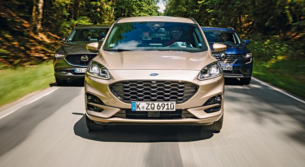 SUV-y z trzech stron Świata: Ford Kuga, Mazda CX-5 i Renault Koleos