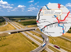 GDDKiA podaje datę dla ważnego odcinka S16 i S19. Obwodnica Białegostoku
