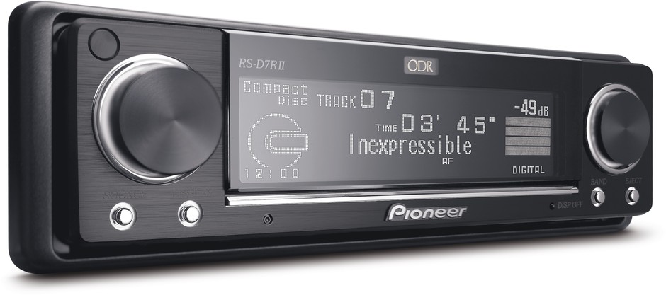 Aluminiowy panel z wyświetlaczem OLED: Pioneer RS-D7RII