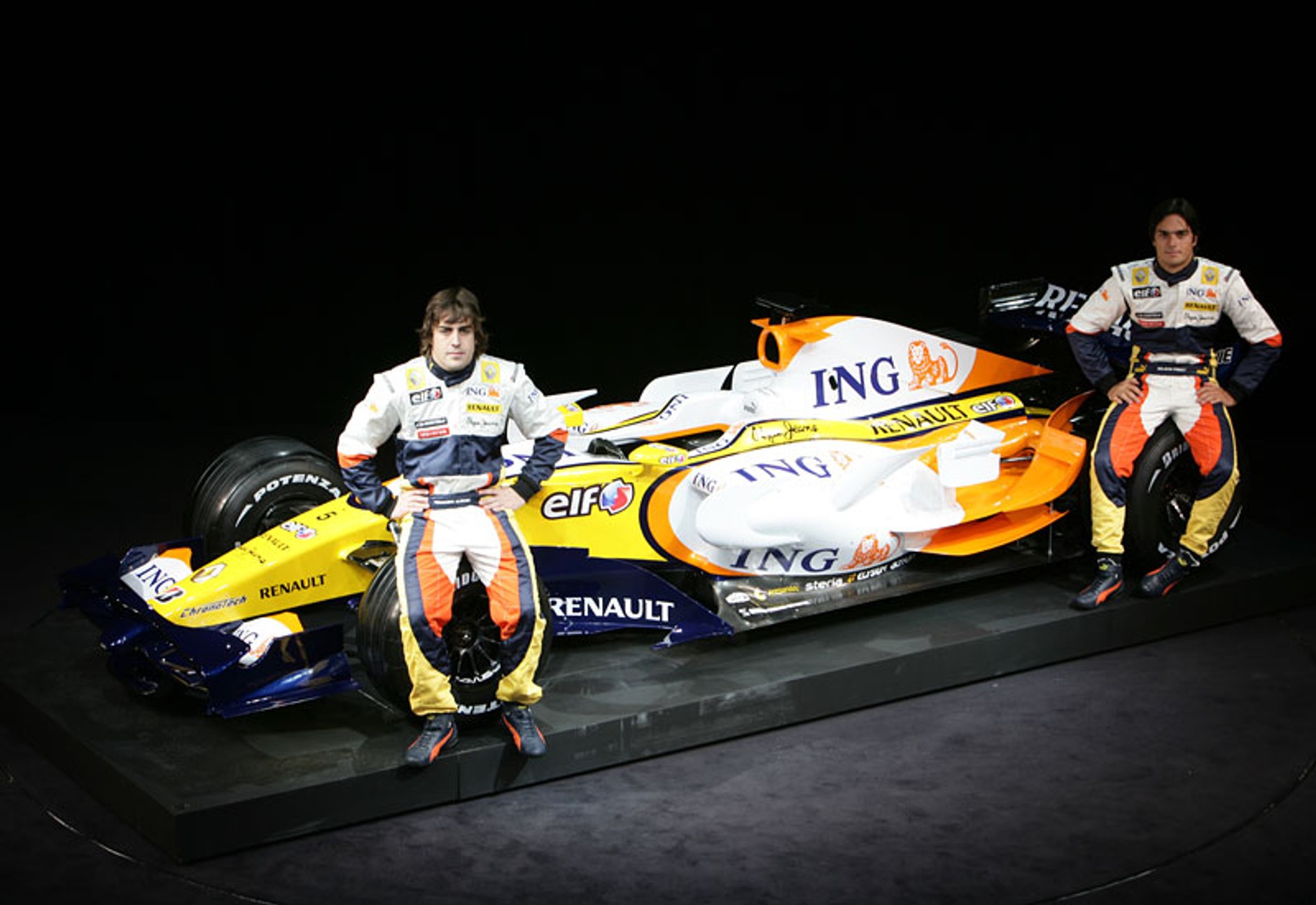 ING Renault F1 Team 2008 - kierowcy, historia