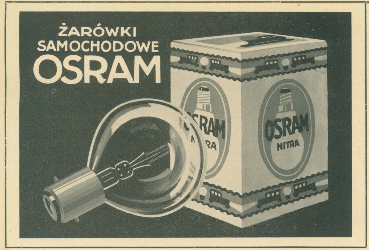 Reklama żarówek Osram