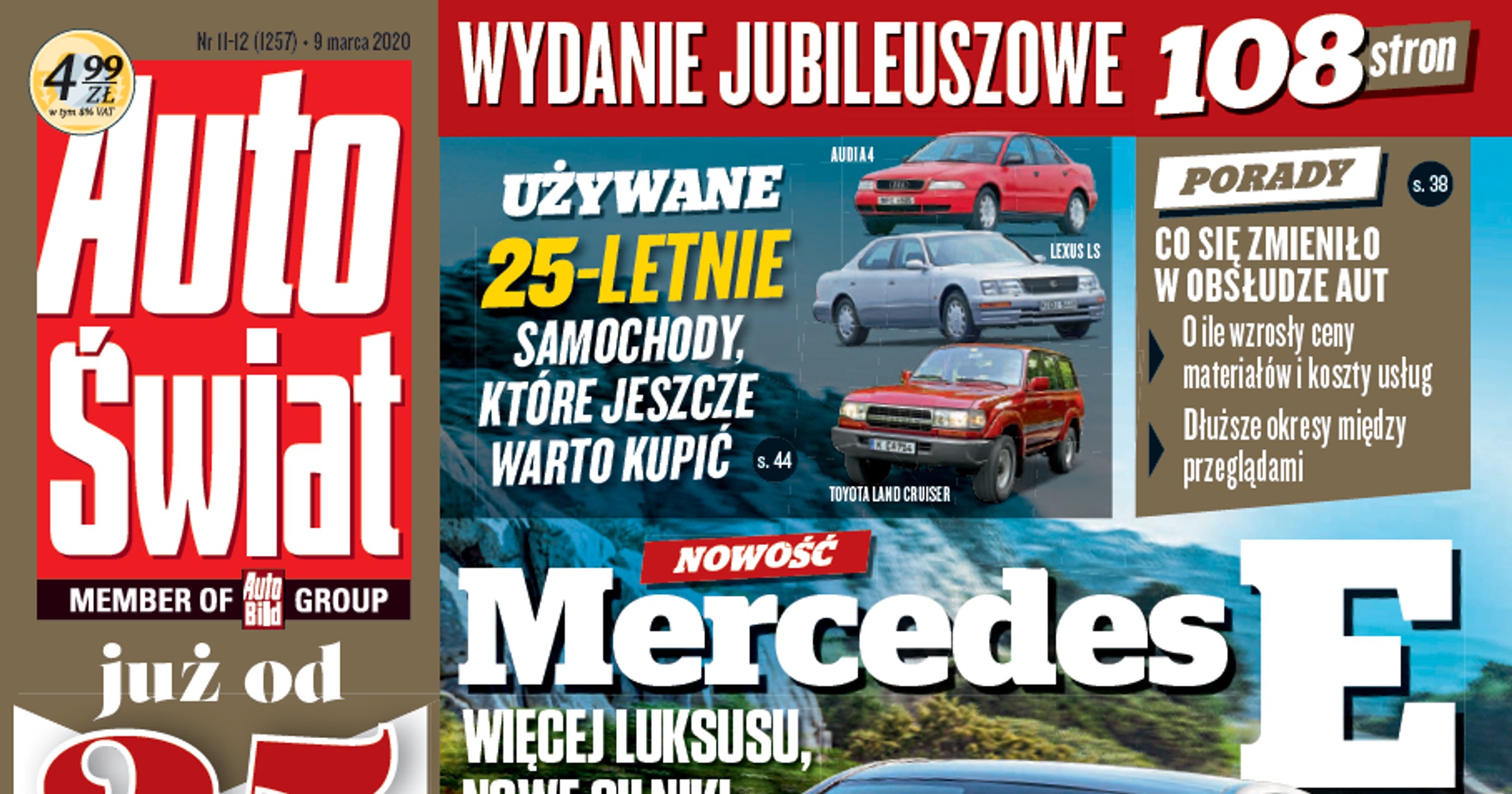 Jubileuszowy numer „Auto Świata” dostępny już online za jedyne 2,80 zł