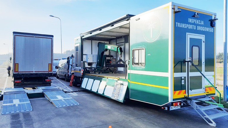 Specjalistyczny sprzęt ITD wykrył wszystkie usterki ciężarówki