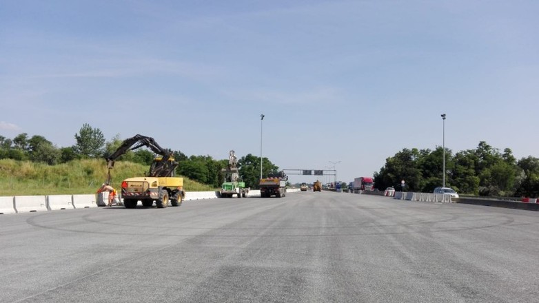 Remont na autostradzie A4