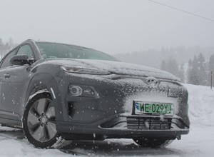 Hyundai Kona Electric – starcie elektryka z zimą i z trasą