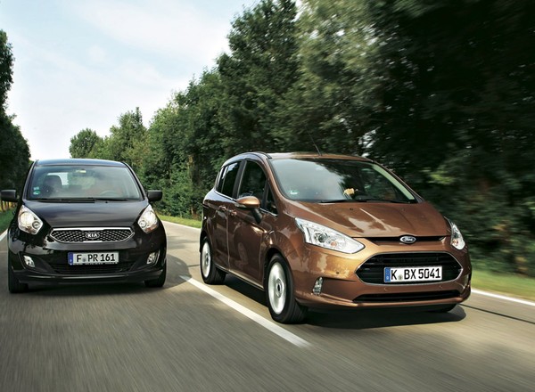 Ford B-Max kontra Kia Venga: miejskie vany dla rodziny