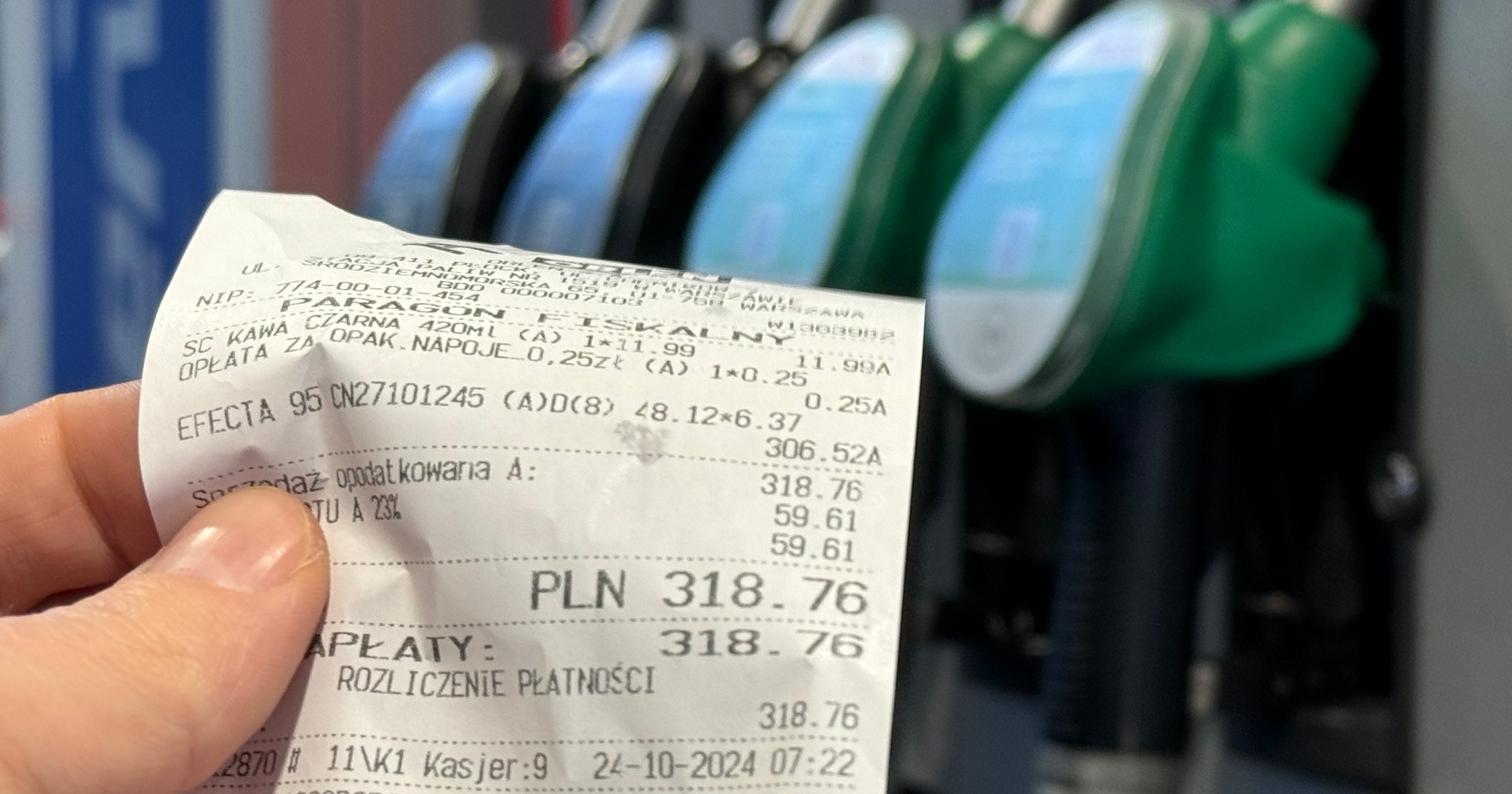 Ceny paliw w piątek