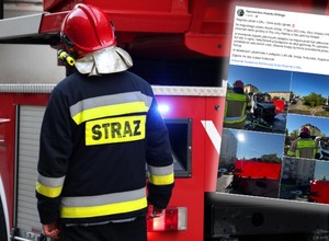 Pożar kampera na Mazurach. Dzieci były w innym miejscu