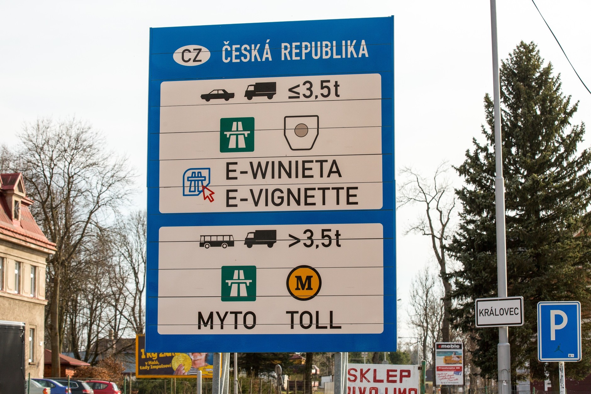 Winiety autostradowe w Czechach