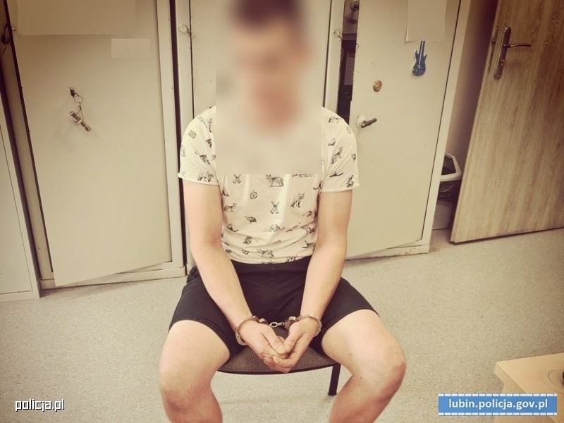 30-latek zatrzymany przez "kryminalnych" z Lubina