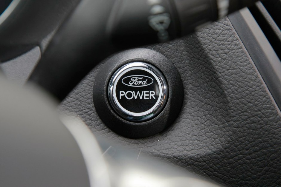 Ford Focus ST, przycisk Start