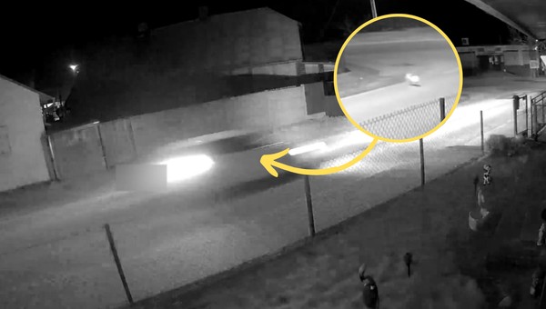 Z impetem staranował Audi ogrodzenie. "Szukał kotka" [WIDEO]