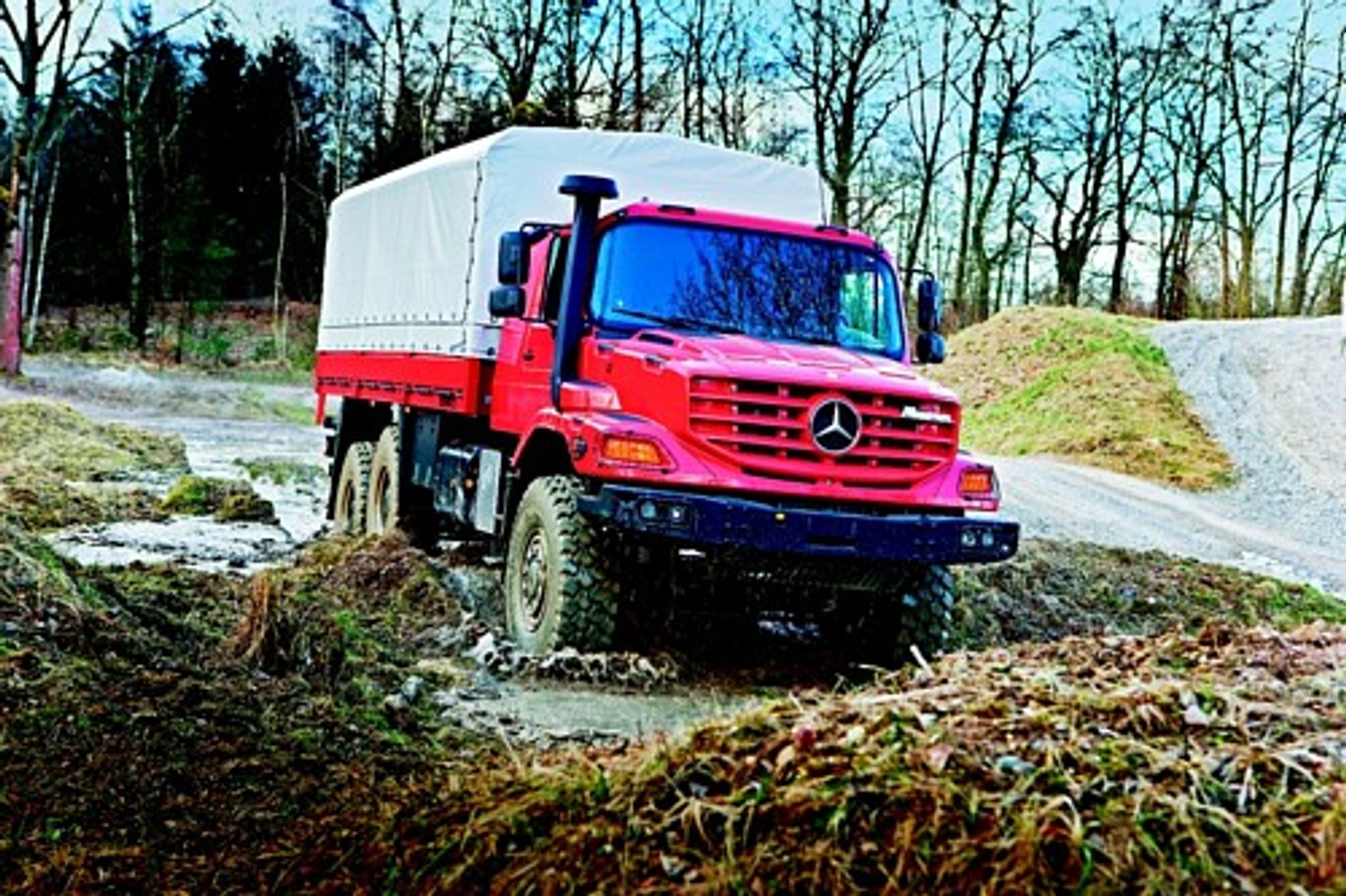 Mercedes Zetros 2733 A 6x6 - Silnik do przodu!