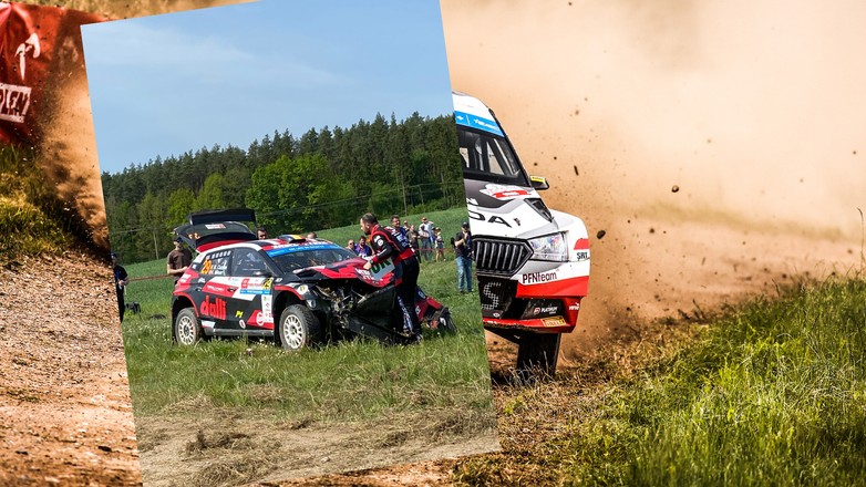 Wypadek na odcinku specjalnym Rajdu Polski