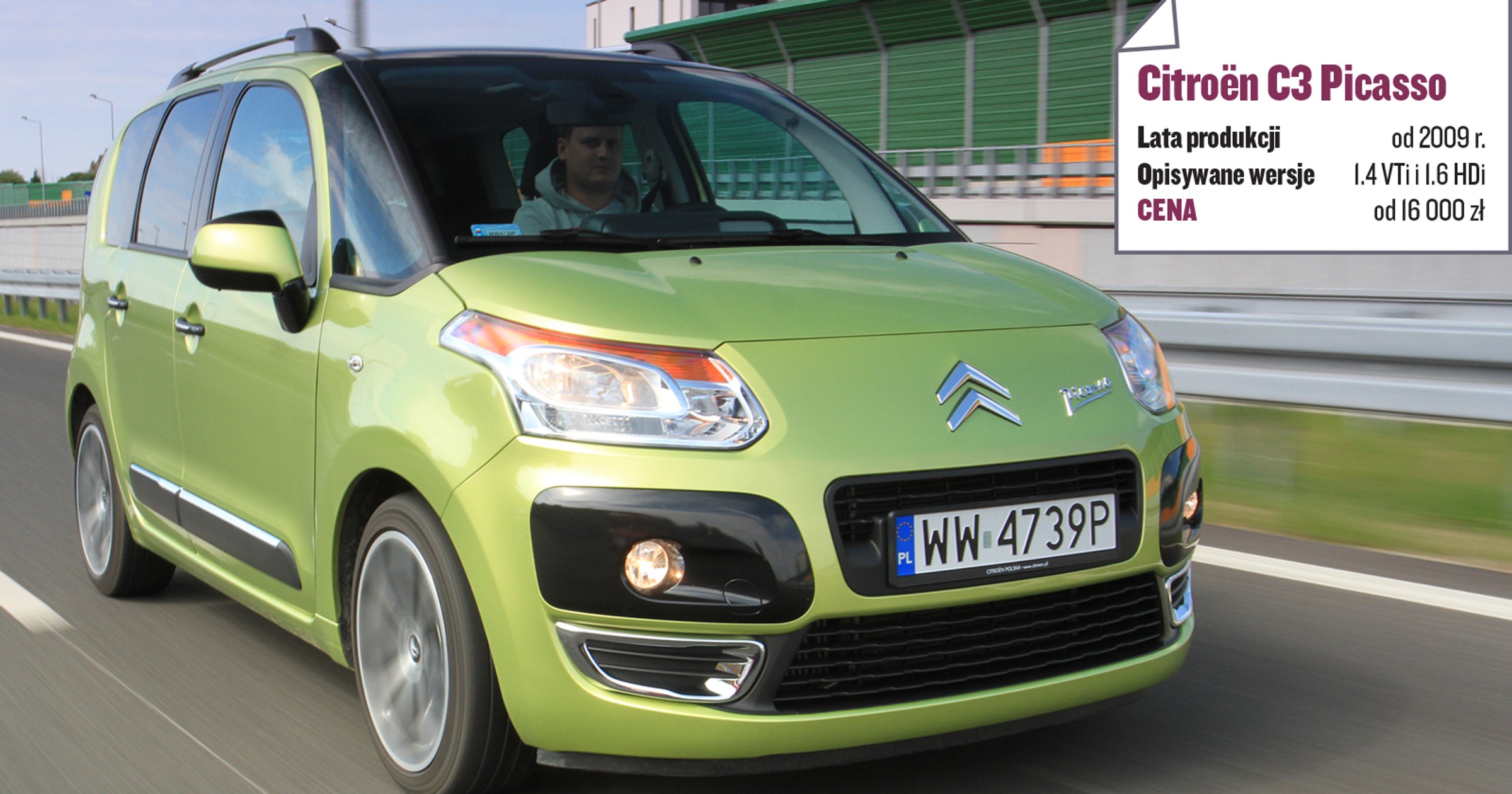 Citroën C3 Picasso - mały van to małe wydatki