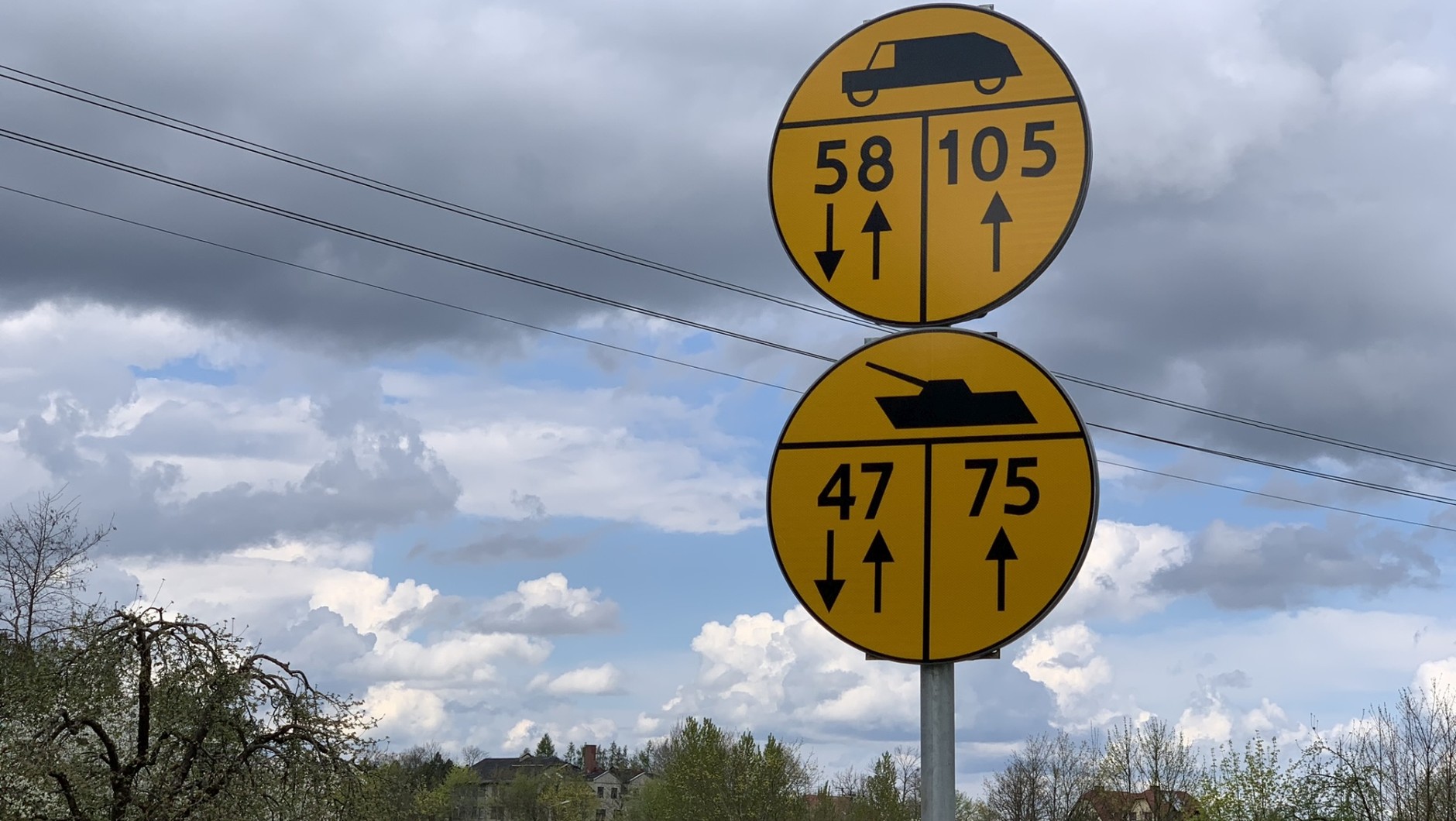 Znaki dla transportów wojskowych