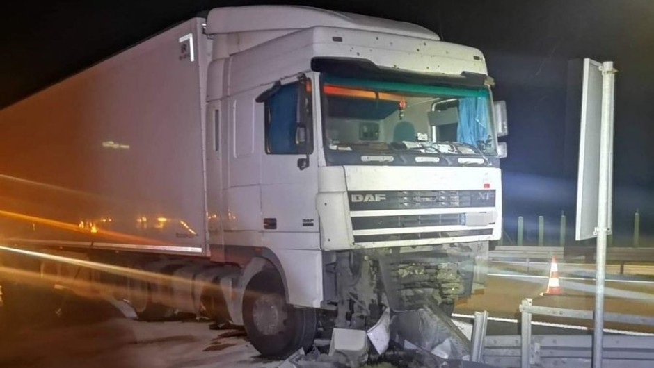 Kierowca ciężarówki miał 2,5 promila alkoholu
