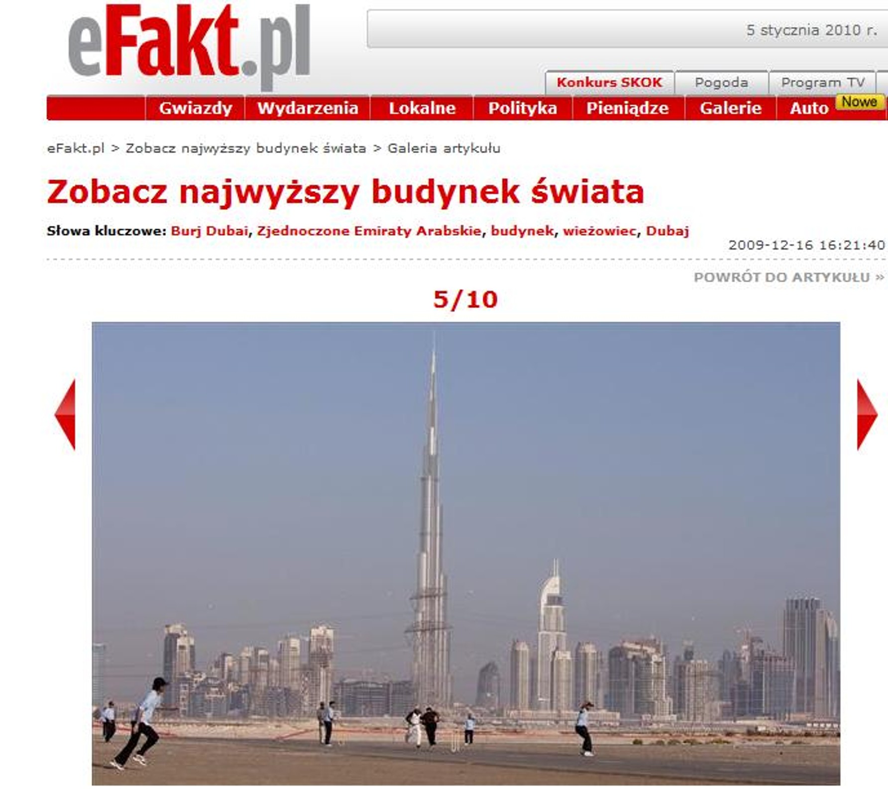 Najwyższy budynek świata jest kilkaset razy wyższy niż najwyższe auto świata