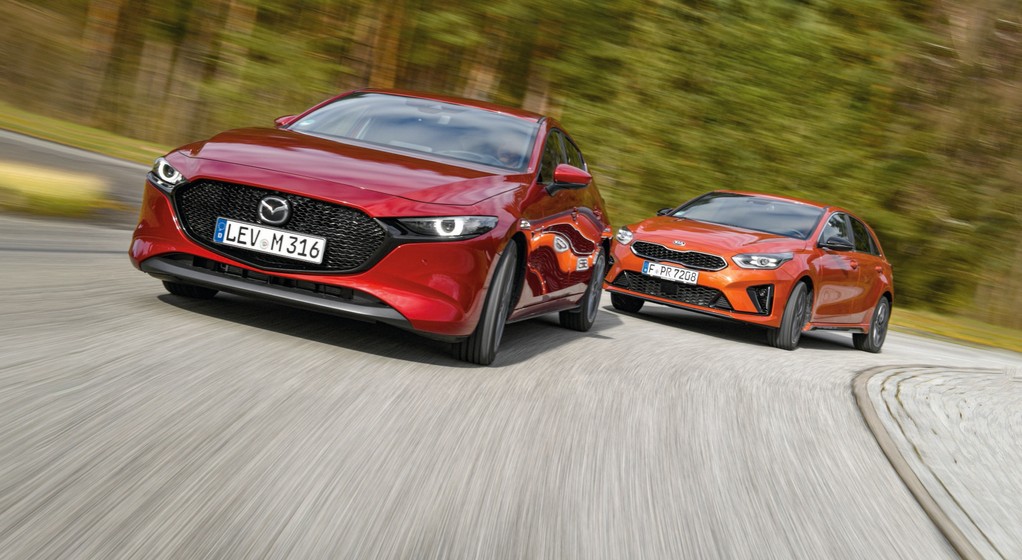 Kia Ceed kontra Mazda 3
