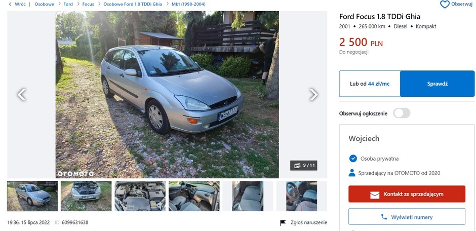 Ford Focus Otomoto