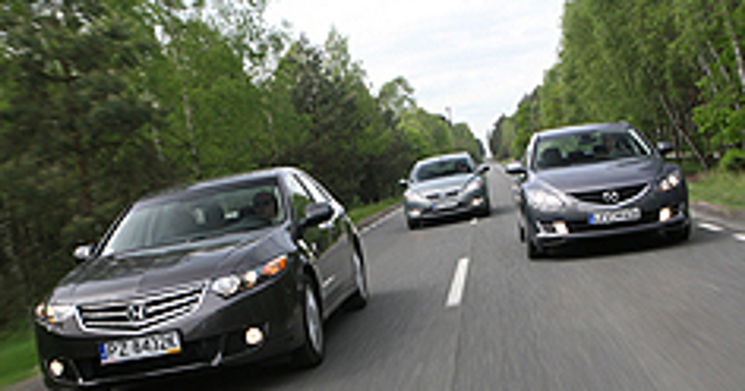 Honda Accord kontra Mazda 6 i Ford Mondeo - Nowe pokusy dla każdego szefa